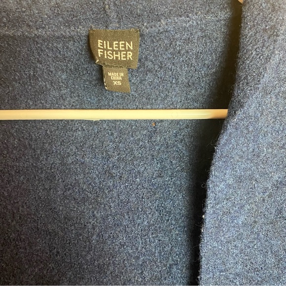 Eileen Fisher 100% Wool Open Cardigan Sweater Size XS - Picture 6 of 7